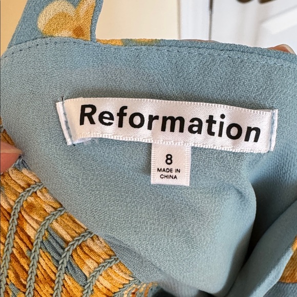 Reformation Niara Bustier Floral sleeveless dress, size 8 - Picture 6 of 9